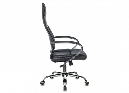 Фото Кресло компьютерное CH-608SL ECO, топ-ган, хром, экокожа 3