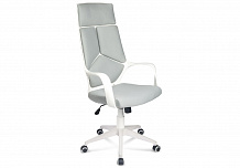 Фото Кресло компьютерное IQ WHITE | АЙКЬЮ, белый пластик, топ-ган, ткань