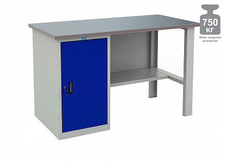 Верстак Profi (№400) WT140.WD1/F1.000, размер: 866x1400x700 мм. 1
