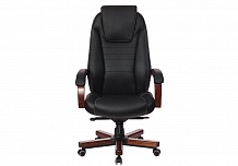 Фото Кресло руководителя T-9923WALNUT мультиблок, до 200 кг, кожа/орех