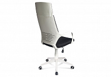 Фото Кресло компьютерное IQ WHITE | АЙКЬЮ, белый пластик, топ-ган, ткань