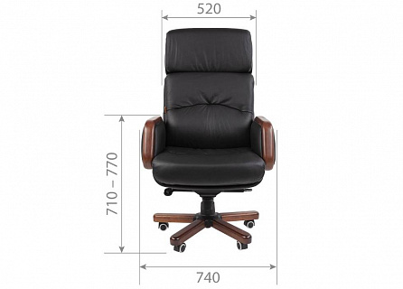 Фото Кресло руководителя CHAIRMAN 417 кожа, мультиблок 4